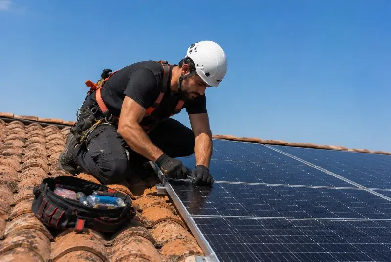 Maintenance et monitoring de panneaux solaires à Vaunaveys-la-Rochette